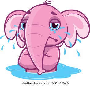 Emotions of the Funny Pink Elephant