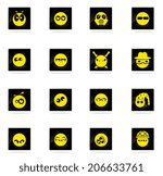 Emotions and glances icons