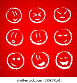emotions hand drawn