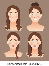 Emotions: happy. Vector