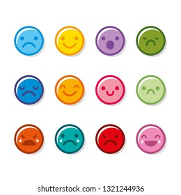 Emotions icon set