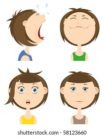 Emotions icon set.