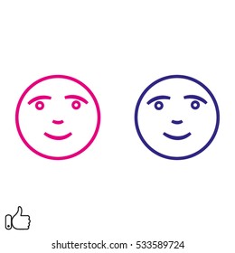 emotions icon, vector illustration EPS 10