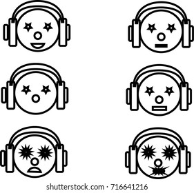Emotions in listening ion vector