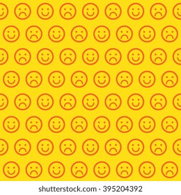 Emotions Seamless Pattern