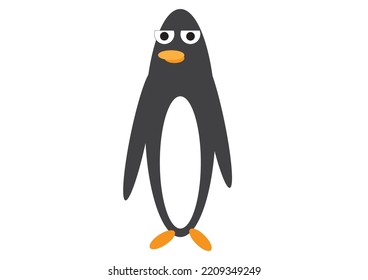 emociones pequeño vector de caracteres pingüino