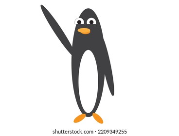 emociones pequeño vector de caracteres pingüino