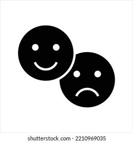 Emotions vector icon symbol design