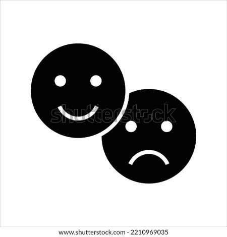 Emotions vector icon symbol design