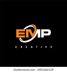 EMP Letter Initial Logo Design Template Vector Illustration	
