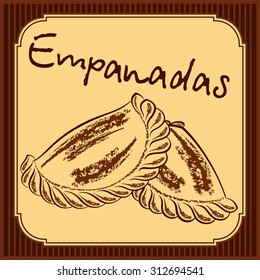 Empanadas vector