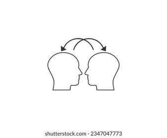 Empathy, care icon. Vector illustration.