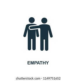 Empathy creative icon. Simple element illustration. Empathy concept symbol design from soft skills collection. Perfect for web design, apps, software, print.