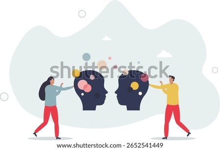 Empathy and emotional connection or support for couple. character life .