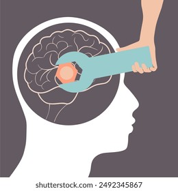 Empathy and emotional feeling support with understanding about other people problem situations person concept. Help in relationship crisis with psychological therapy. Behavior correction metaphor