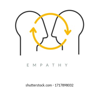 Empathy - Emotional Intelligence - Icon As EPS 10 File