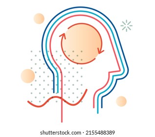 Empathy - Emotional Intelligence - Icon as EPS 10 File