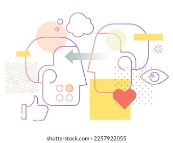 Empathy - Empathetic Design - Illustration as EPS 10 File