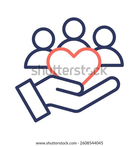 Empathy Icon Element for Design