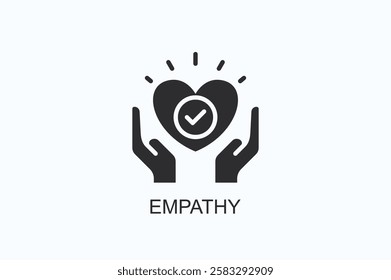Empathy Icon Or Logo Isolated Illustration