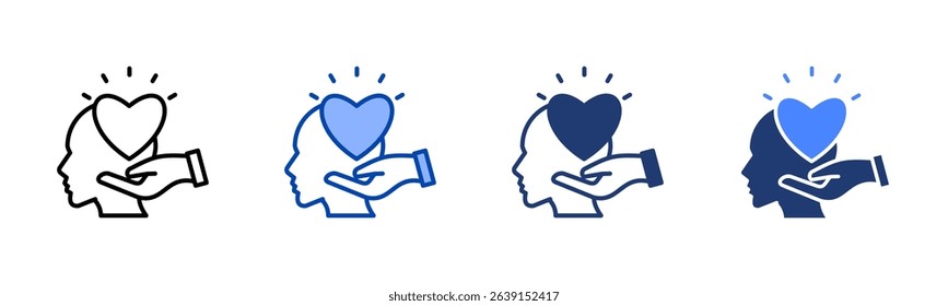 Empathy icon sheet multiple style collection