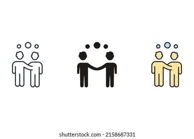 empathy icons  symbol vector elements for infographic web