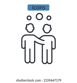 empathy icons  symbol vector elements for infographic web