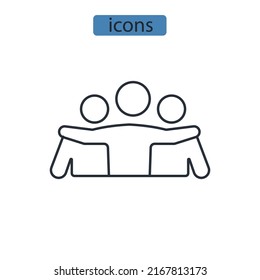 empathy icons  symbol vector elements for infographic web