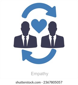 Empathy and mental icon concept
