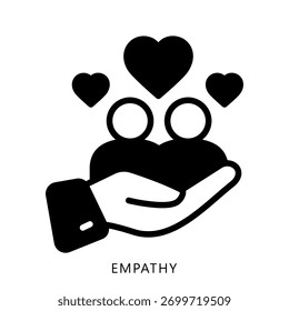 Ícone de Ilustração do Empathy Mini. Use Para Conceitos Modernos, Impressão, Ui, Kit Ux, Desenvolvimento De Web E Aplicativos. Vetor Relacionado Ao Financiamento De Negócios, Gestão E Muito Mais