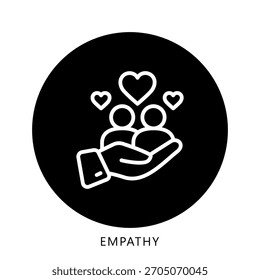 Ícone de Ilustração do Empathy Mini. Use Para Conceitos Modernos, Impressão, Ui, Kit Ux, Desenvolvimento De Web E Aplicativos. Vetor Relacionado Ao Financiamento De Negócios, Gestão E Muito Mais