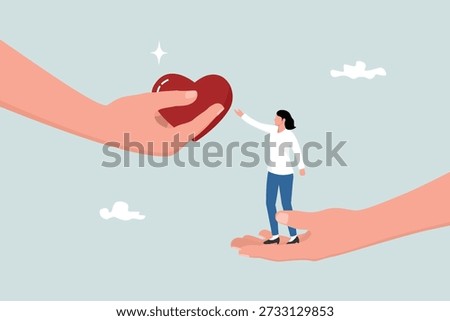 Empathy or sympathy, understanding and sharing feelings with others, the concept of kindness and compassion, extending a helping hand to women and giving a sincere heart.