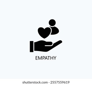 Empathy Vector, Icon Or Logo Sign Symbol Illustration