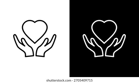 Empatía Diseño de conjunto de iconos blancos
