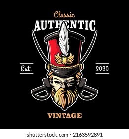 emperial army vector illustration tshirt design