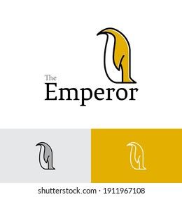 Emperor Penguin Ice Animal Business Logo Template