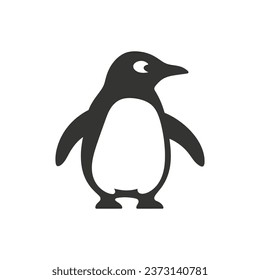 Emperor penguin Icon on White Background - Simple Vector Illustration