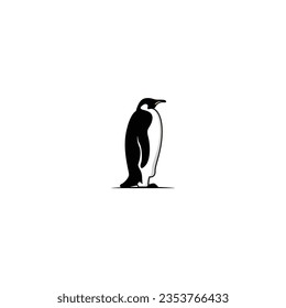 Emperor penguin isolated vector graphics