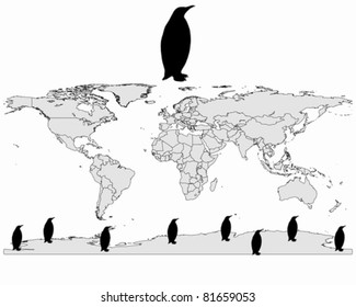 Emperor penguin range