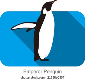 Emperor Penguin standing on the ground, Penguin seed series