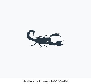 Emperor scorpion icon isolated on clean background. Emperor scorpion icon concept drawing icon in modern style. Vector illustration for your web mobile logo app UI design.