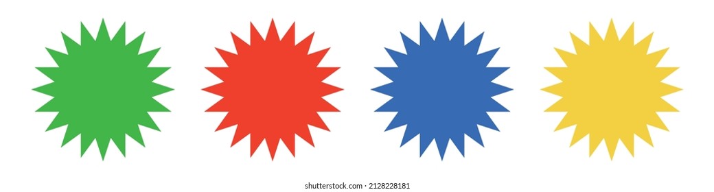 Emphasis mark. A set of pop mark icons. Vectors.