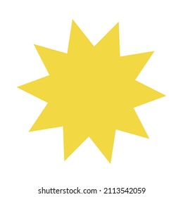 Hervorhebung Symbol für menschliche Emotionen. Vektorgrafik.