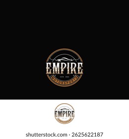 VETOR DE IDEIA DE DESIGN DO LOGOTIPO EMPIRE