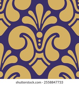 Empire style. Ornamental decorative pattern element. Seamless texture. Vector illustration.
