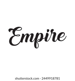 empire text on white background.