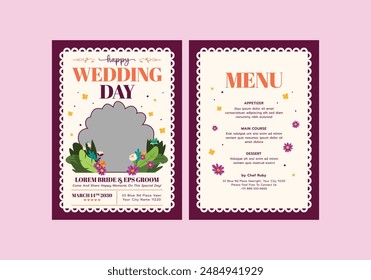 Empire Wedding Invitation Template, Wedding Invites, save the date, Birthday Invites, Video Invites, E-Cards.