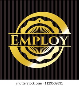 Employ golden badge