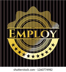 Employ golden badge