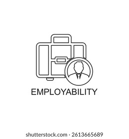 employability icon , employment icon vector